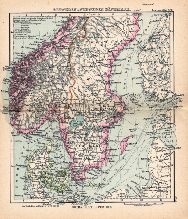 Scandinavia c. 1897
