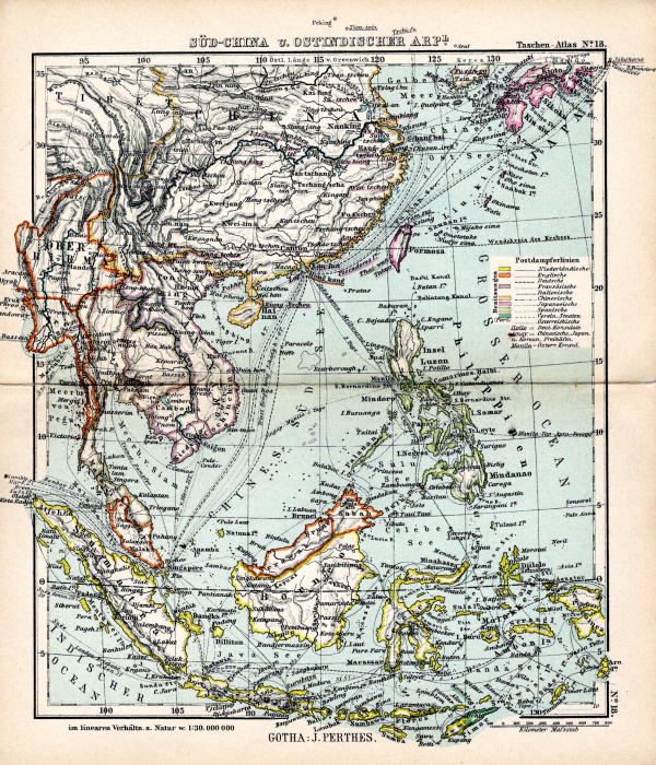 South-East Asia c. 1897