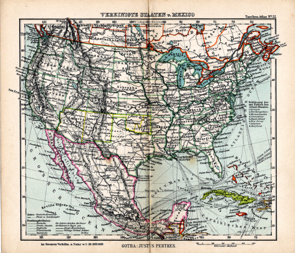 USA and Mexico c. 1897