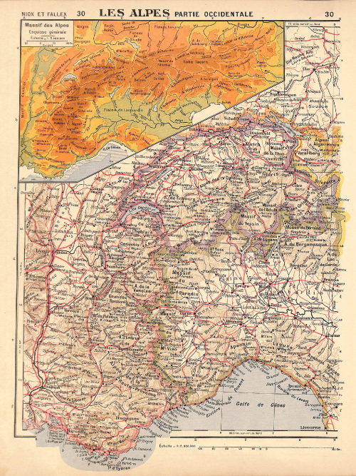 Atlas_Classique_30 The Alps — c. 1908