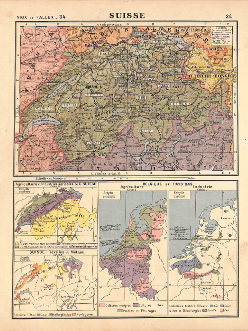 Atlas_Classique_34 Switzerland (with misc. smaller maps) — c. 1908