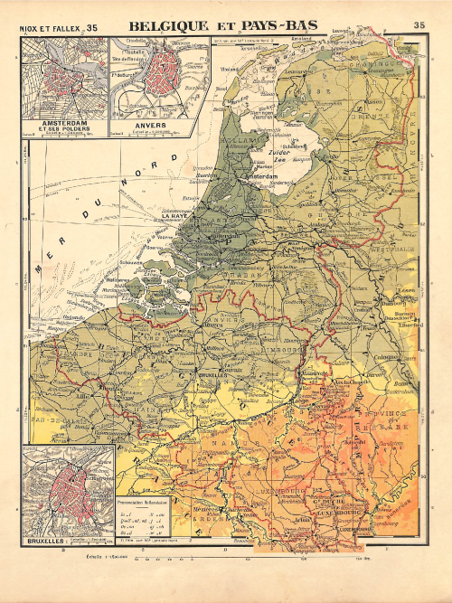 Belgium and The Netherlands — c. 1908