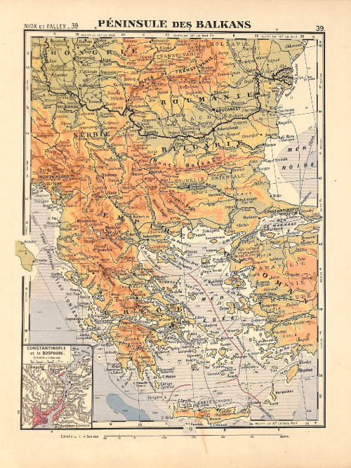 Balkan Peninsula — c. 1908