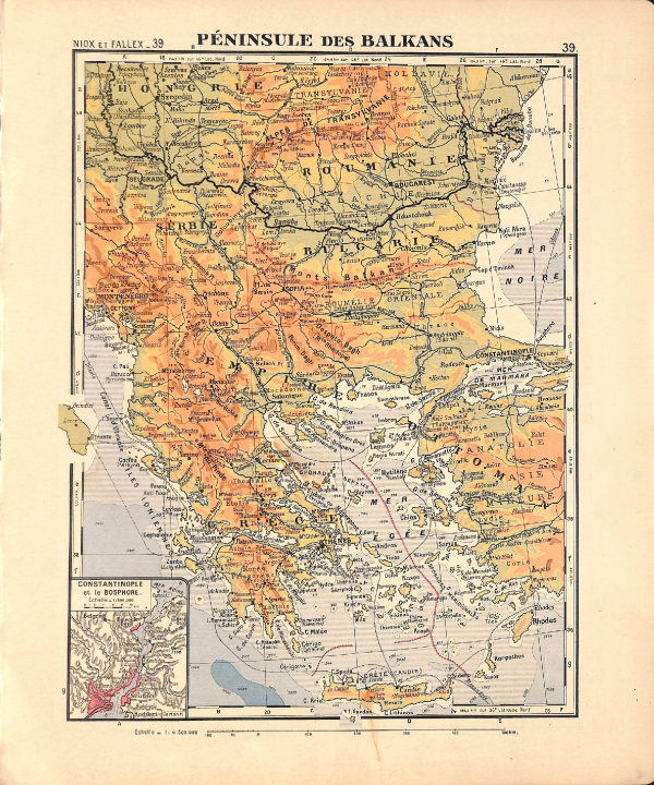 Balkan Peninsula — c. 1908