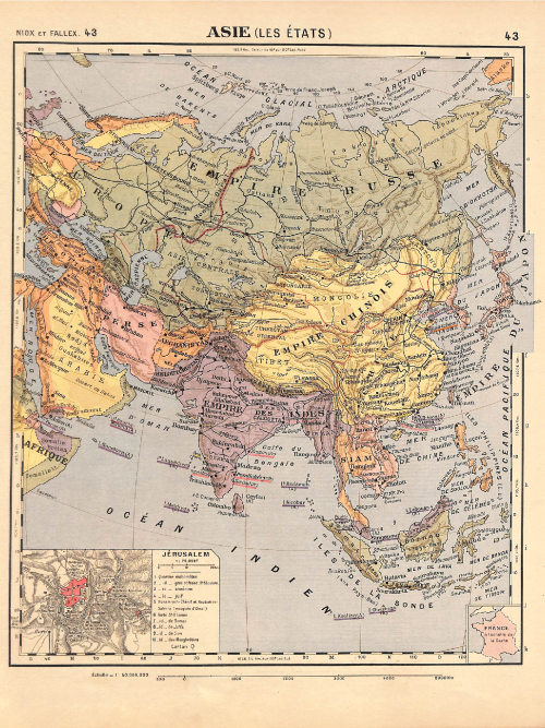 Asia Political — c. 1908