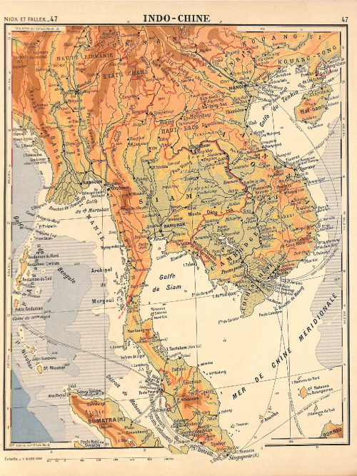 Southeast Asia — c. 1908