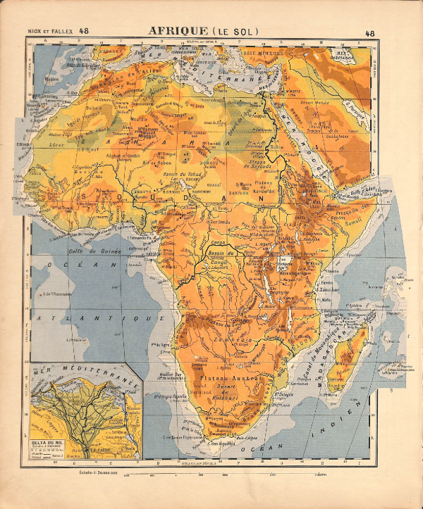 Africa — c. 1908