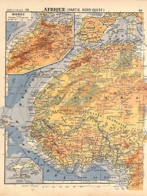 Northwest Africa — c. 1908