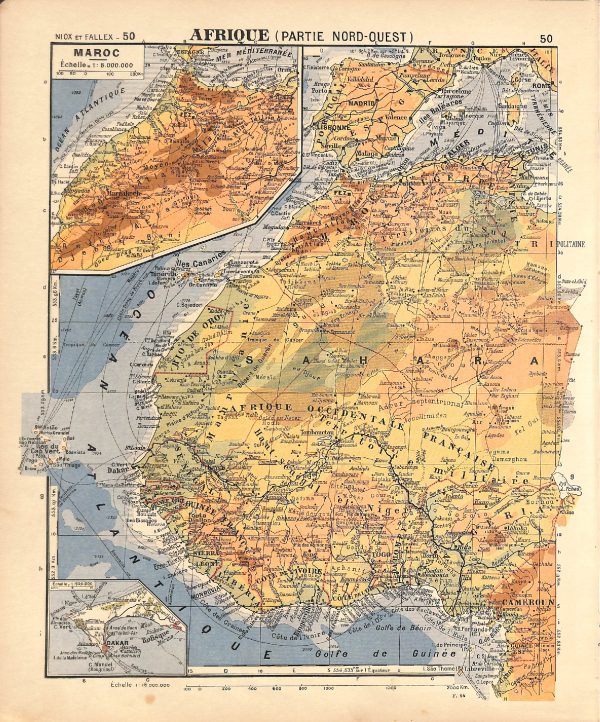 Northwest Africa — c. 1908