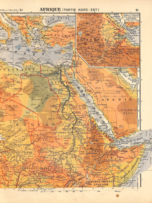 Northeast Africa — c. 1908