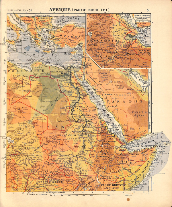 Northeast Africa — c. 1908