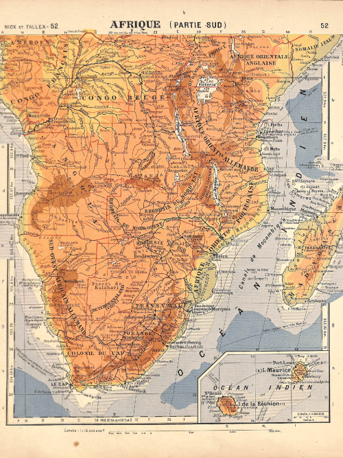 Southern Africa — c. 1908