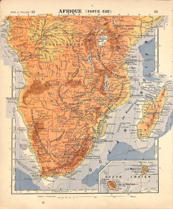 Southern Africa — c. 1908