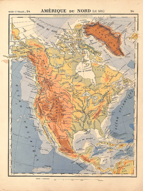 North America — c. 1908