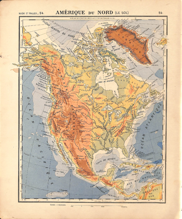 North America — c. 1908