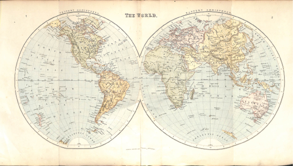 The World - Two Hemispheres