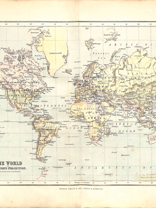 The World - Mercator's Projection
