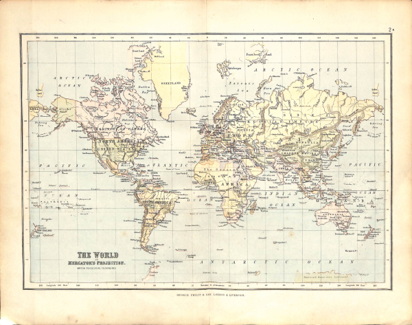 The World - Mercator's Projection