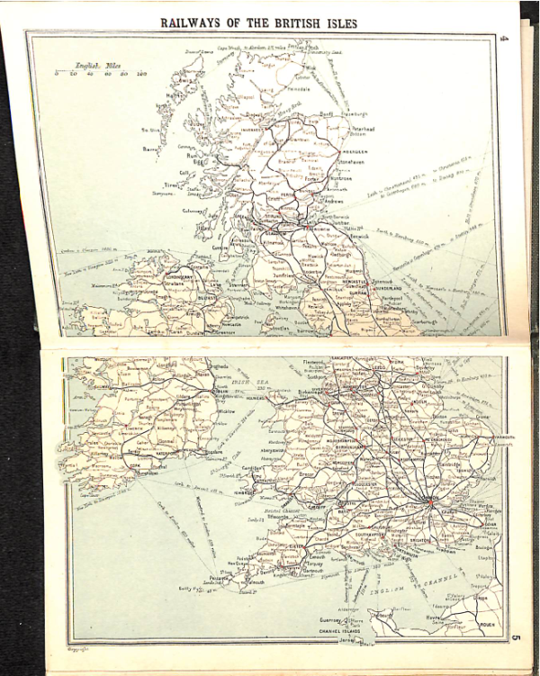 Bartholomew's Handy Touring Atlas of the British Isles c. 1923