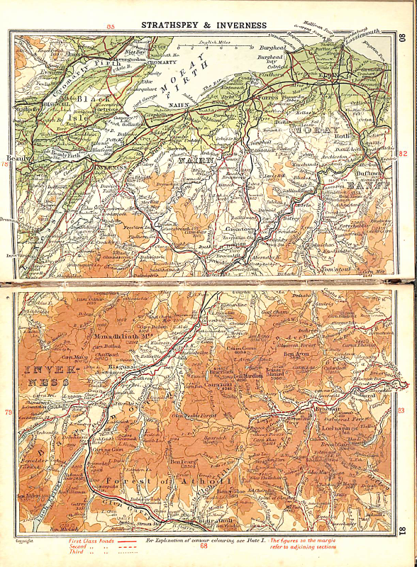 Bartholomew's Handy Touring Atlas of the British Isles c. 1923