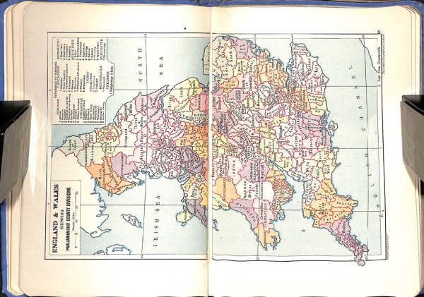 Handy Am. Atlas Eng. & Wales_6 Philip's Handy Administrative Atlas of England & Wales c. 1928