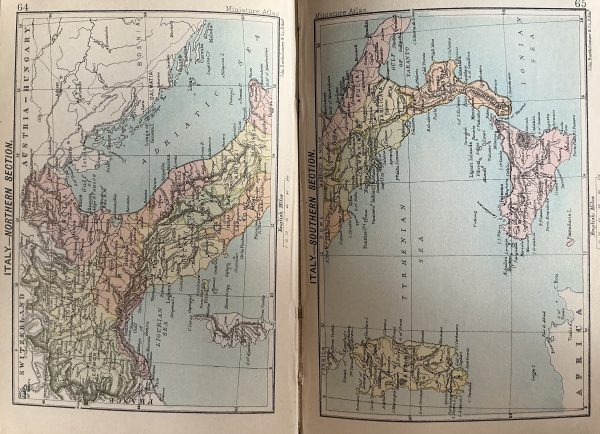Walker’s Miniature Atlas and Gazetteer of the World c. 1910